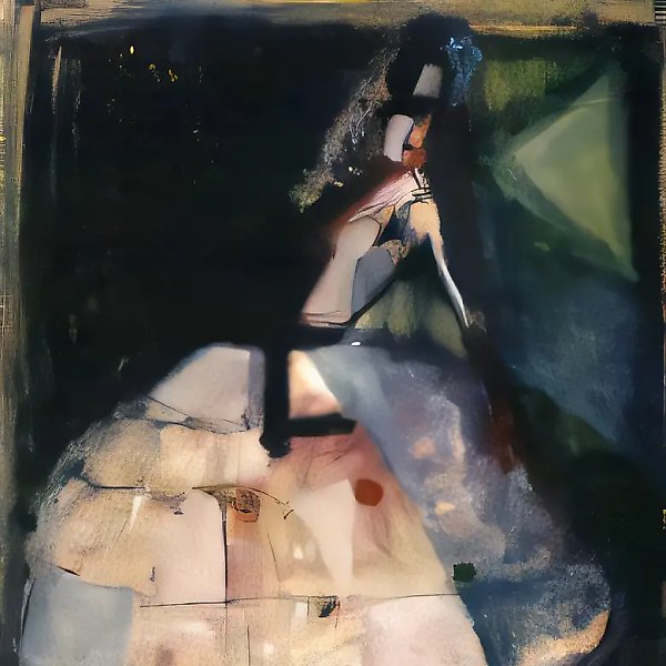 Танцовщица, 1992, холст, масло, 80х60. Собственность автора