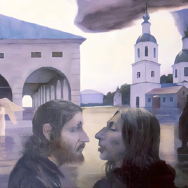 Поцелуй Иуды, 1994, холст, масло, 65х73 Собственность автора