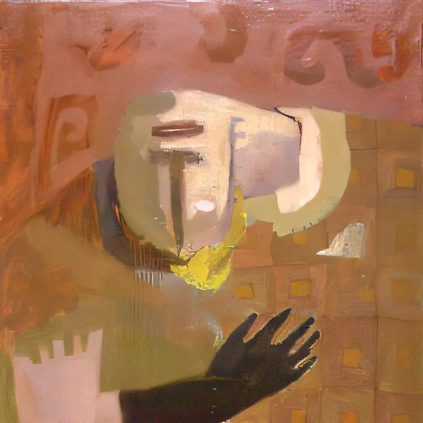 Продавщица, 1994, холст, масло, 103х80