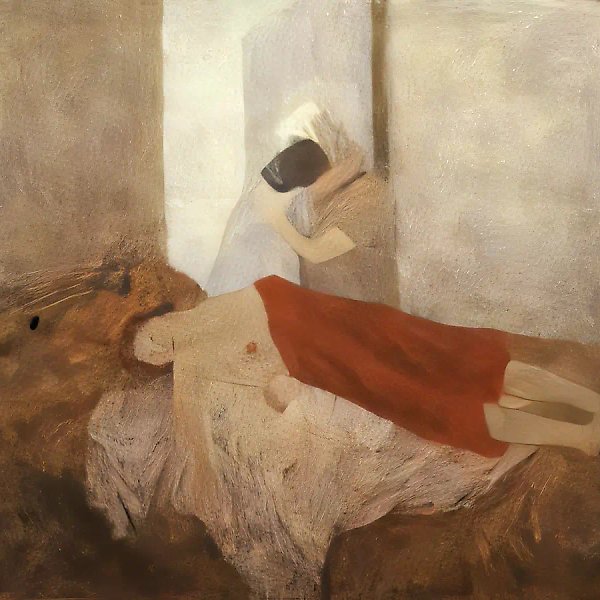 Рождение, 1989, холст, темпера, масло, 100х100