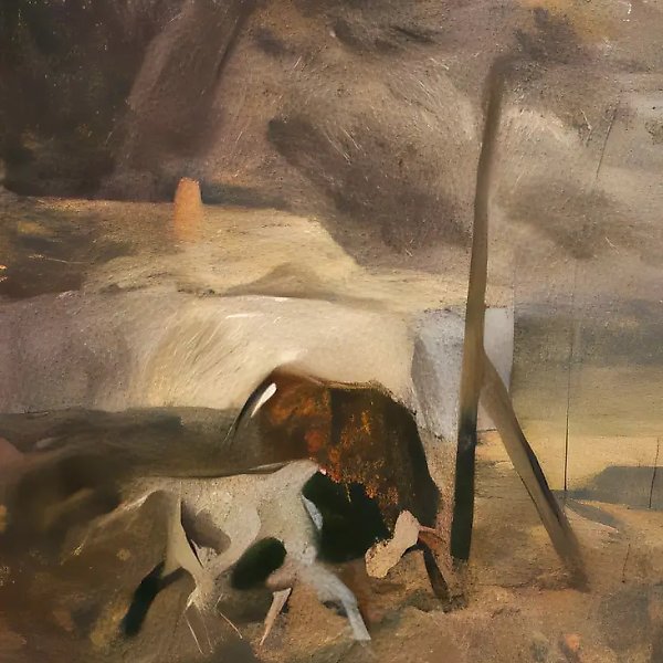 Small Bulls, 1985, canvas, tempera, 100x83