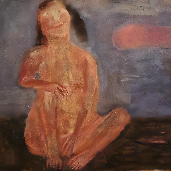 Венера, 1993, холст, темпера, 69х78