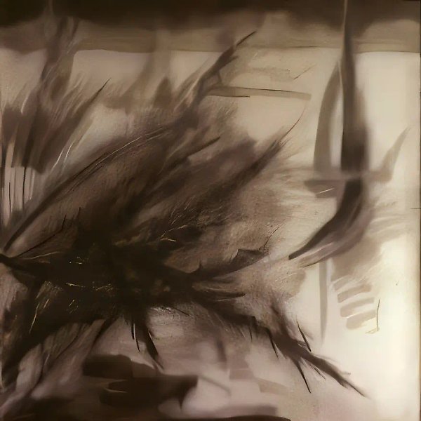 Разлив, 1994, шелк, красители, 90х85