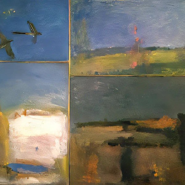 Seasons, 1982, canvas, oil, 200x240. Collection of P. Ludwig. Cologne. Germany