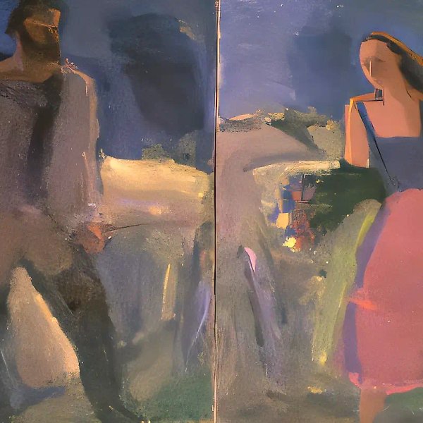 Лето (диптих), 1987, холст, масло, 160х118, 160х118 Калининградский художественный музей.Россия.