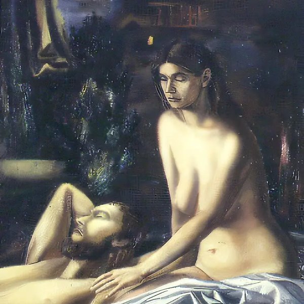 Parting, 1981, canvas, oil, 120x90 Author`s property