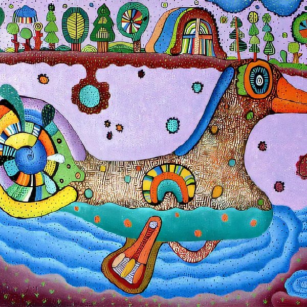 Уточка, 1994, холст, масло, 38х45 Частная коллекция. США.