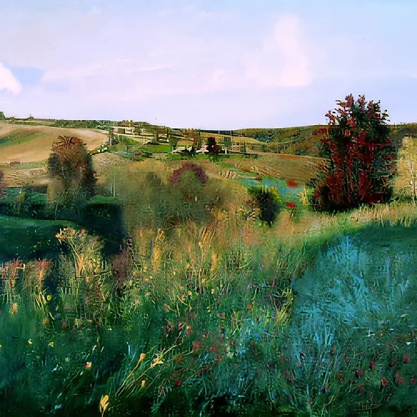 Сентябрь, 1984, холст, масло, 92х142 Кировский художественный музей имени Васнецовых