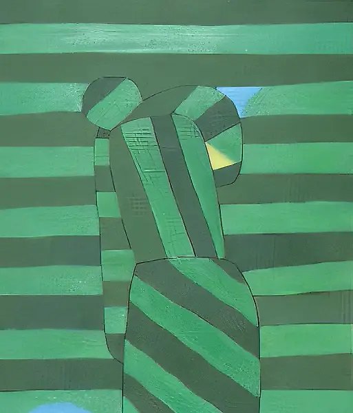 Поляна, 1992, холст, масло, 90х180 Собственность Государственной Третьяковской галереи.Москва.