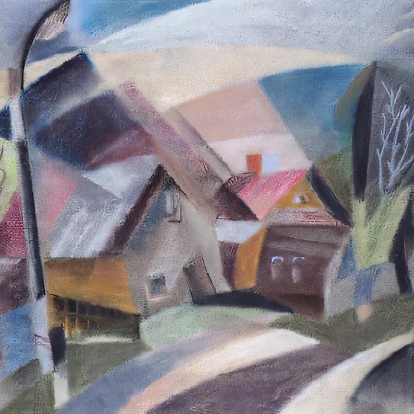 戈罗霍韦茨市,1992年,纸本,粉彩,40×60