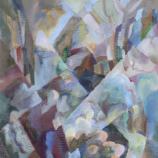 盛开的灌木,1994年,布面油画,60×40