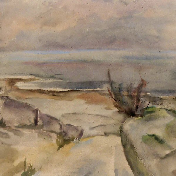 波罗的海海岸,1991年,纸本水彩,40x60