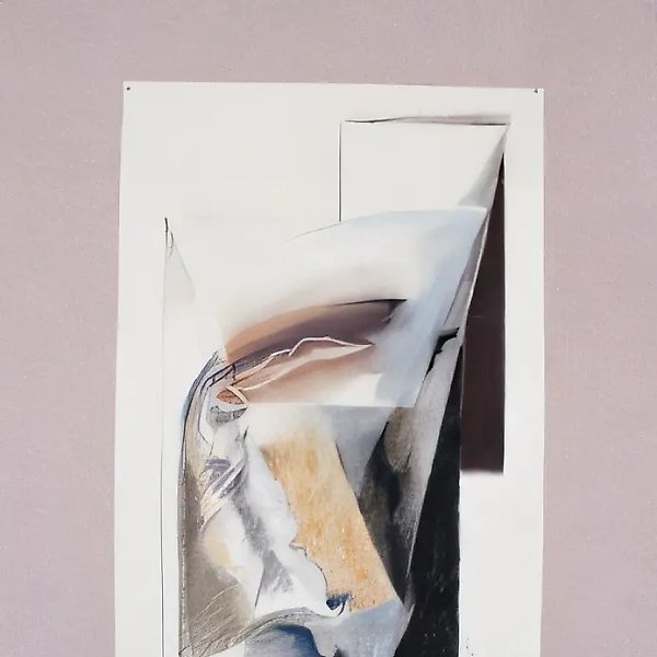 乐观三联画《人生已过》。第二部分,1996年,纸本,粉彩,70 x 50