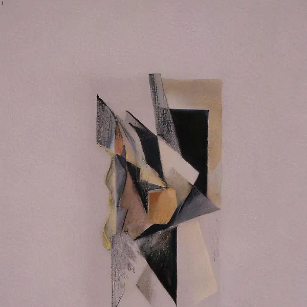 乐观三联画《生命已逝》。第三部分,1996年,纸本,粉彩,70 x 50