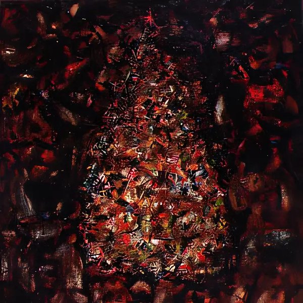 Новый газ, 1990, холст, масло, 140х120 Частное собрание. США.