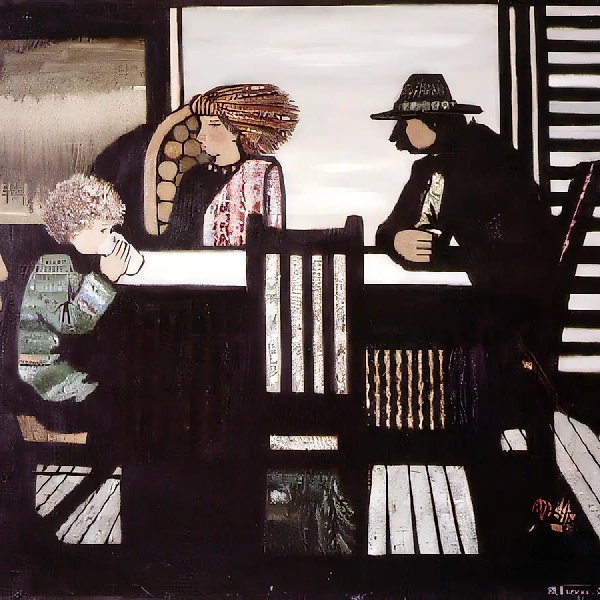 Glass of Milk, 1990, canvas, oil, 80X92