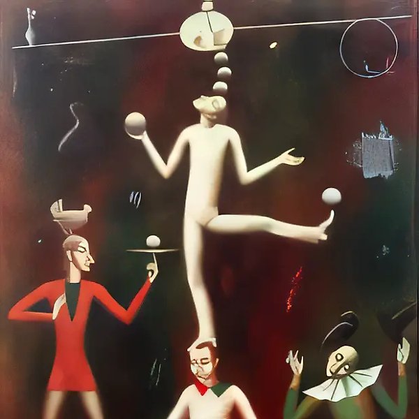 Представление, 1977, холст, масло, 170х120