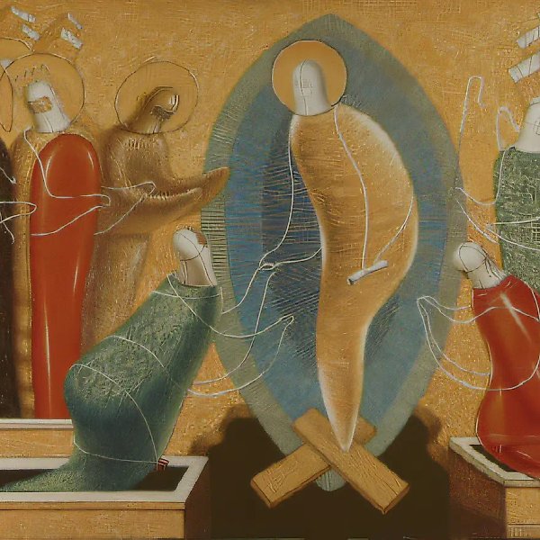 Воскресение, 1993, холст, масло, 90х120