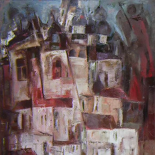 Rostov Chimes, 1994, canvas, oil, 70x90. Author`s property