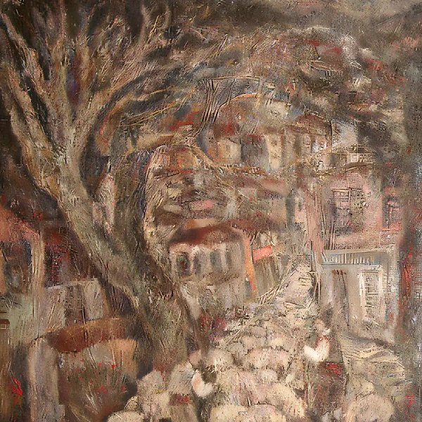 Стадо баранов, 1980, холст, масло, 120х100 Частная коллекция