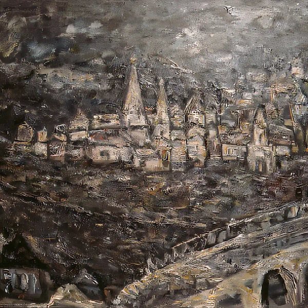Старица, 1992, холст, масло, 80х100 Собственность автора