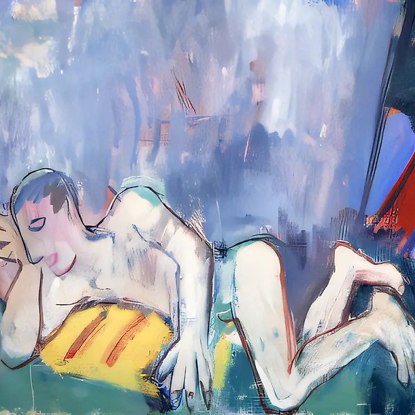Отдых в воскресный день, 1987, холст, масло, 100х150 Собственность автора