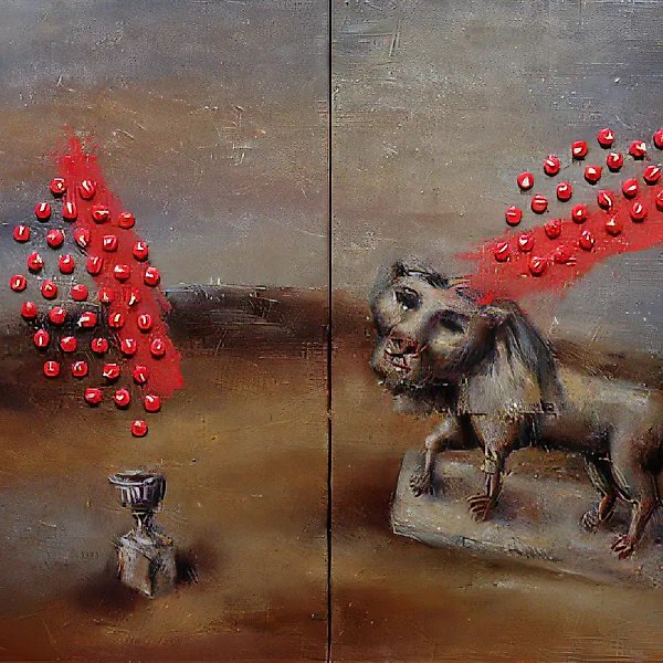 Зона в Донбассе, 1992, холст, масло, 54х77 Собственность автора