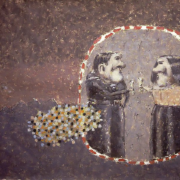 133-181, 1993, клеенка, масло, 133х181 Собственность автора