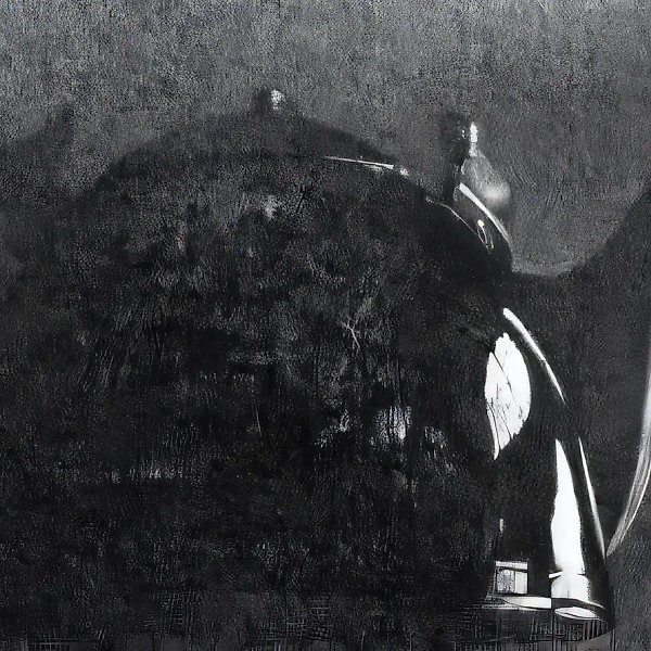 Old Kettle, 1992, paper, indian ink, pen, 42x37 Property of "Art Modern" Gallery. Moscow