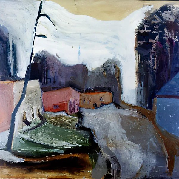 Мир зимы, 1989, холст, масло, 86х110 Частное собрание. Равенна. Италия.