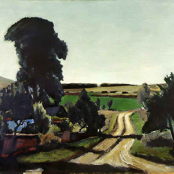 Утро, 1989, холст, масло, 80х120 Коллекция Министерства культуры России