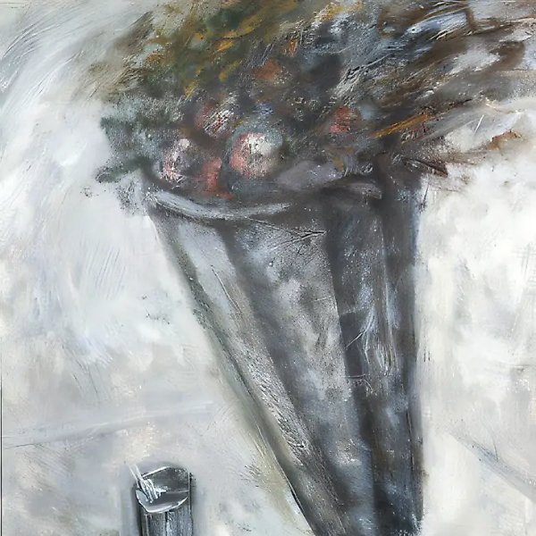 Bouquet, 1990, canvas, oil, 50x60. Private collection. Moscow