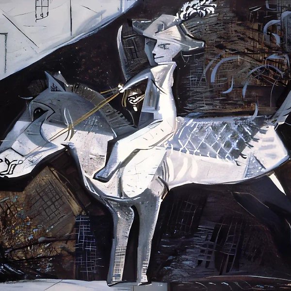 Всадник II, 1993, холст, масло, 65 х 93 см Собственность автора