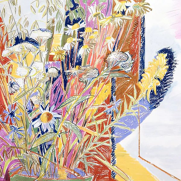 Bunch with flower., 1997, paper, pastel, 45x50 Author`s property