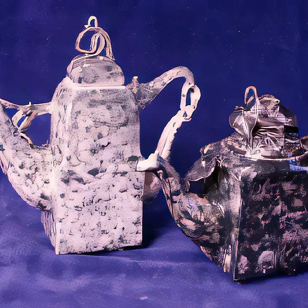 Зеленые чайники, 1994, фарфор, 19х19х7, 19х19х7 Частное собрание. Москва.