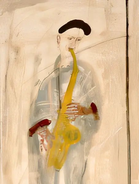 多米尼克，1990年，布面油画，170×80，作者藏