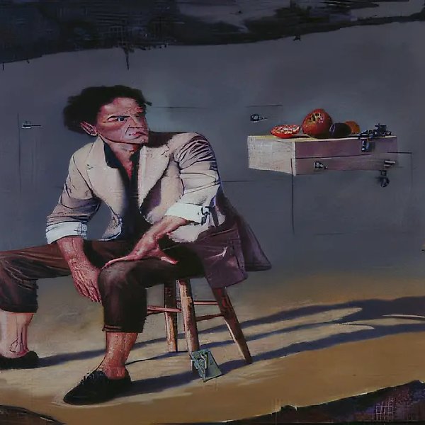 Анаморфоза №7, 1991, холст, масло, 97х162