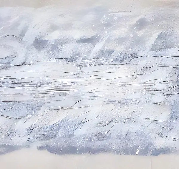 Отпечаток тела М... или океанские течения, 1994, акрил, бумага, см. техника, 107х227