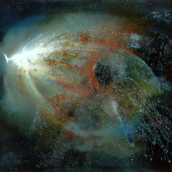 Chromocosmos, 1992, canvas, oil, 65x92. Private collection. Barcelona