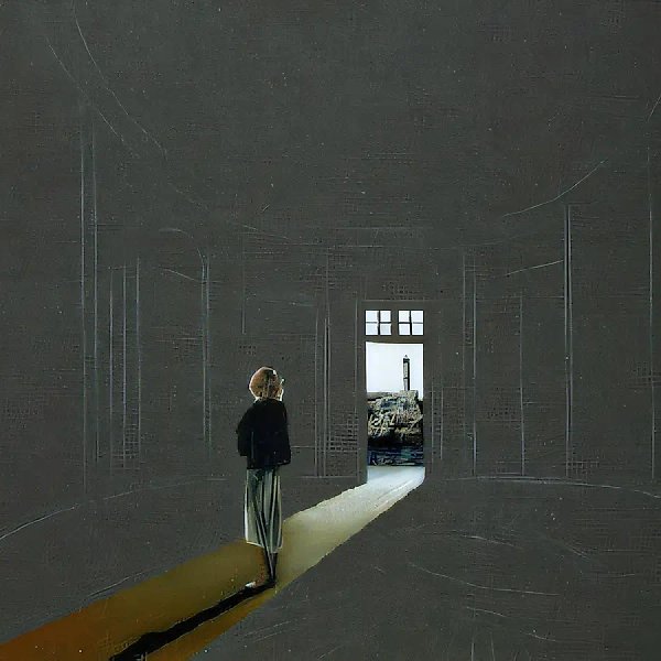 Regard, 1994, canvas, oil, 46x55