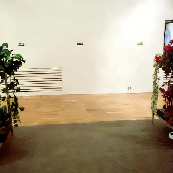 I Hate the State, 1994, Two video-channels, color photo, artificial flowers,   Author’s property