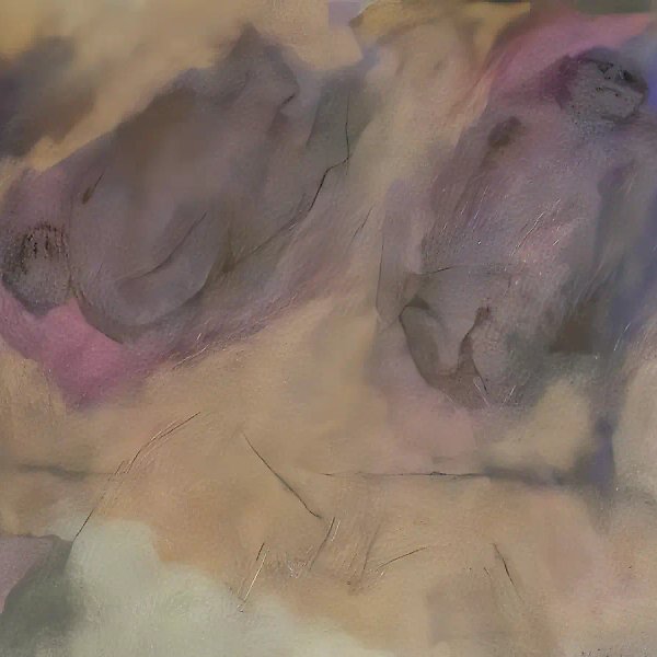 Две фигуры, 1992, Бумага, пастель, 49,8х64,8 см Собственность автора