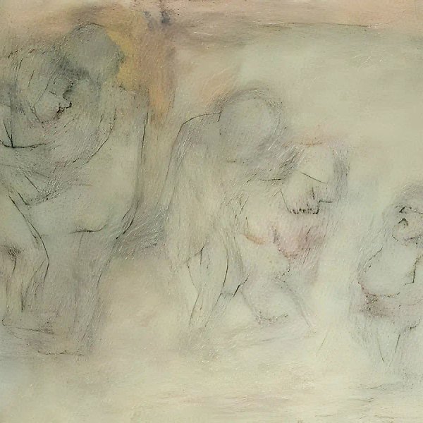 Обнаженные, 1994, Бумага, пастель, уголь, 48,5х62,9 см Собственность автора