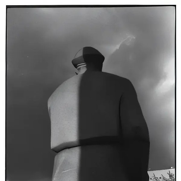 Москва. Из проекта "Исследование советского монументального искусства" (1988-95), 1991, Ч/Б фотография, 24 х 30 см Музей истории и реконструкции Москвы