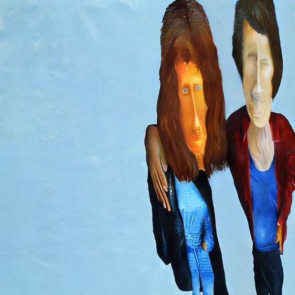 С Полиной, 1994, холст, масло, 200х150 Собственность автора