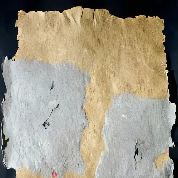 Документ N XI, 1992, Бумага авторского отлива, коллаж, 78х60 см Собственность автора