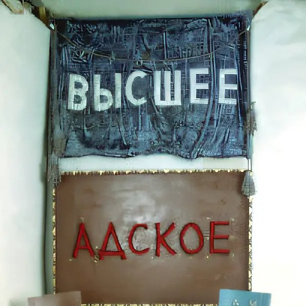 Высшее-Адское, 1989, Смешанная техника, 156х210 см Коллекция современного искусства Государственного музея-заповедника Царицыно
