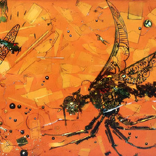 Paleontological Gnat, 1994, Mixed media, 169x67 Author’s property