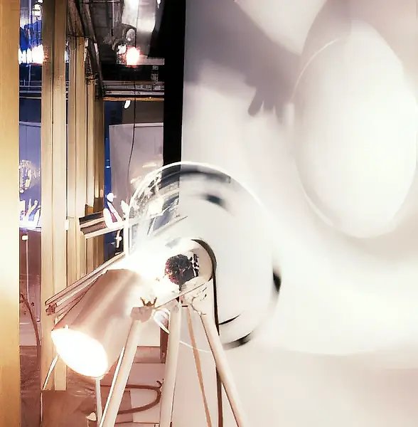 Optimisation of Illusions, 1992, Light-optical plant, 7000x200 cm Author’s property