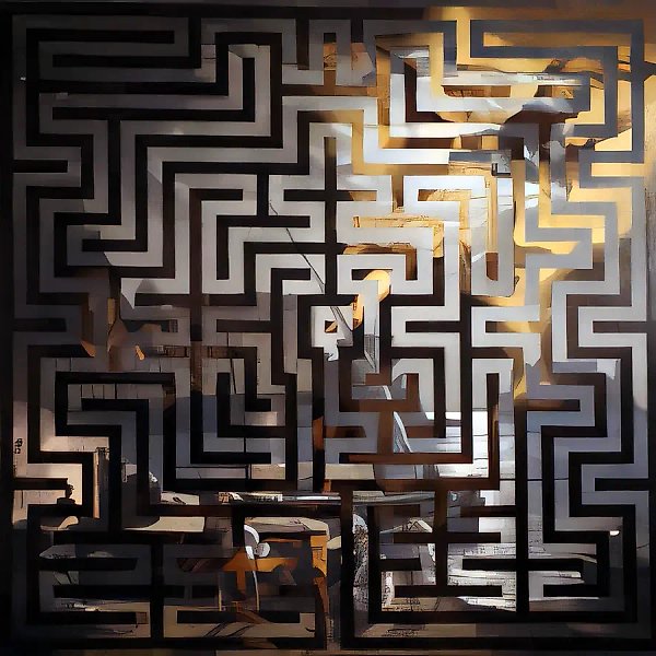 无题，1995年，布面油画，200×200厘米，作者自藏